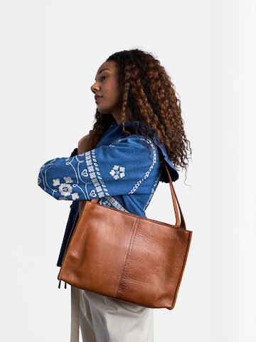 RE:DESIGNED Shopper ' Aro ' in Brown: side