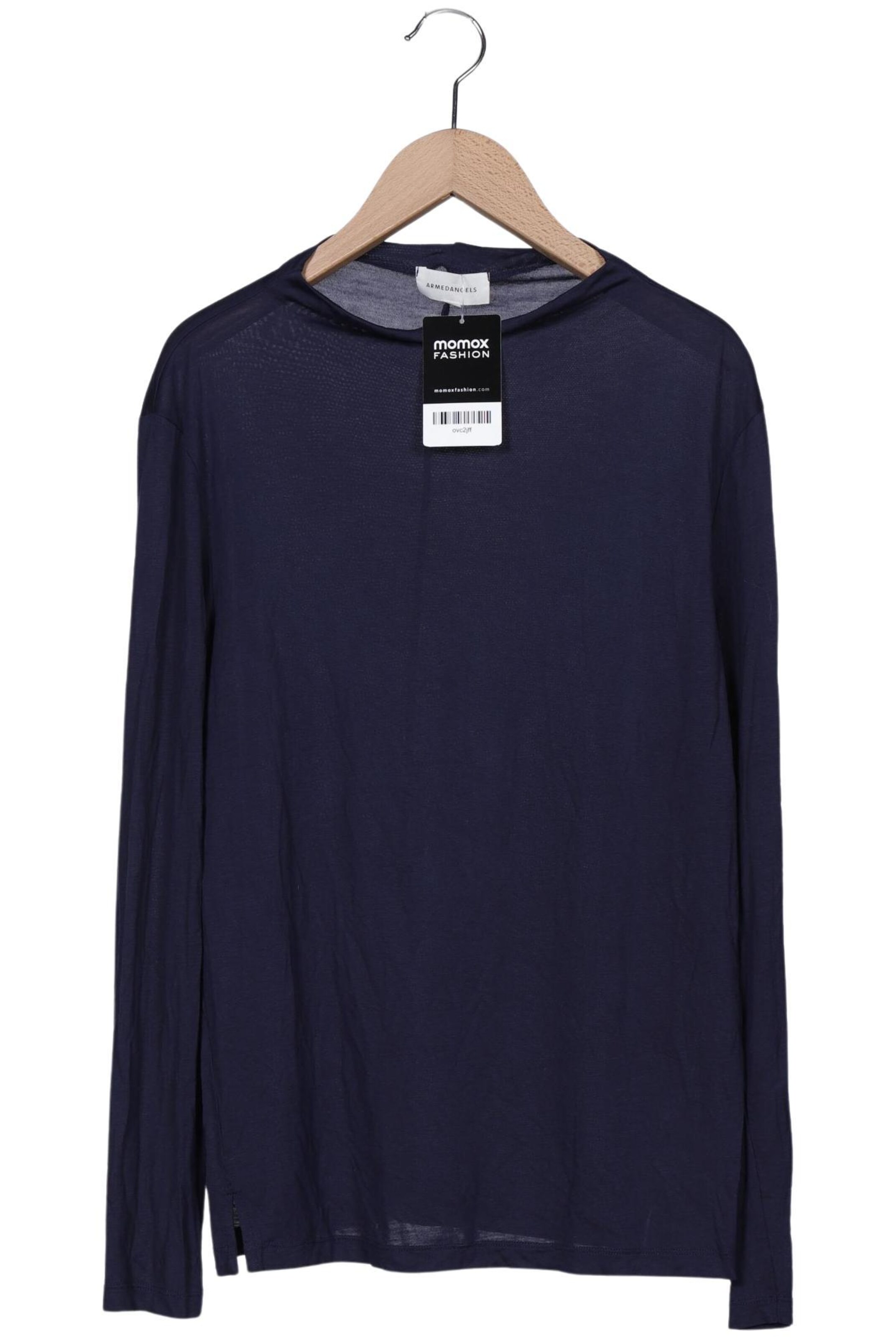 ARMEDANGELS Langarmshirt M in Blau: Vorderseite