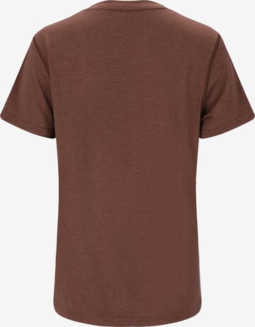 ENDURANCE Toiminnallinen paita 'Wange' värissä ruskea