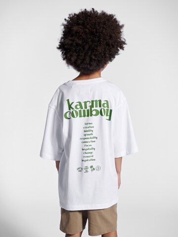 SOMETIME SOON Shirt 'Karma' in Weiß