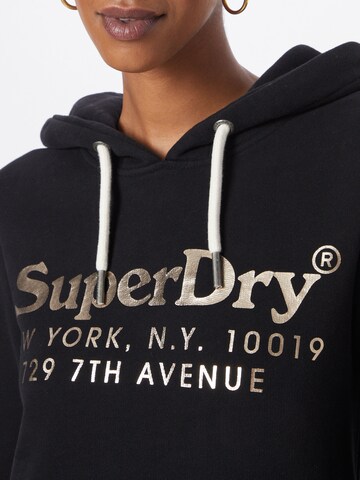 Superdry Sweatshirt 'Venue Interest' in Schwarz