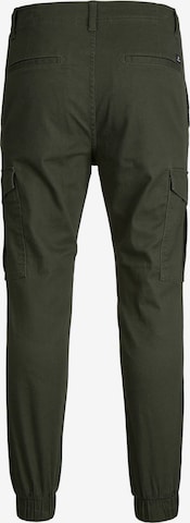 JACK & JONES Tapered Cargo trousers 'Marco' in Green