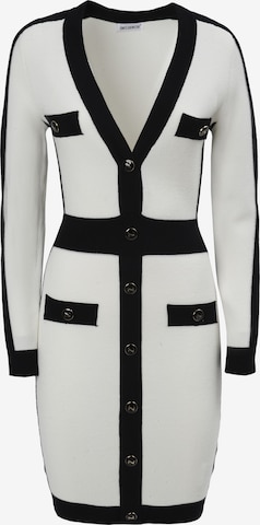 Influencer Neulemekko värissä valkoinen: etupuoli