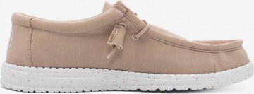 HEY DUDE Moccasins 'Wally Slub' in Beige