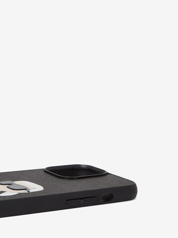 Karl Lagerfeld Pouzdro na smartphone 'Ikonik 2.0  iPhone 13 Pro Max' – černá