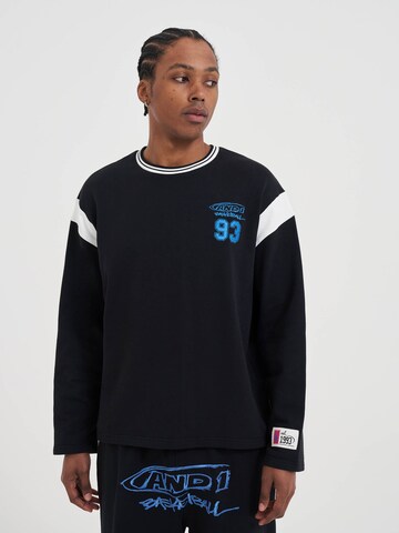 AND1 T-shirt i svart: framsida