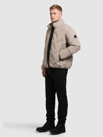 khujo Jacke 'Clover' in Braun
