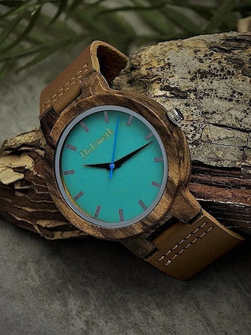 Holzwerk - Reloj analógico 'NAILA' en azul