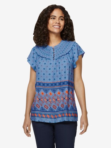 Camicia da donna di Linea Tesini by heine in blu: frontale