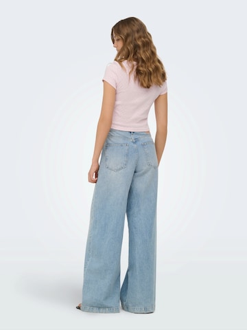 purpurinė ONLY Marškinėliai 'ONLMADISON'