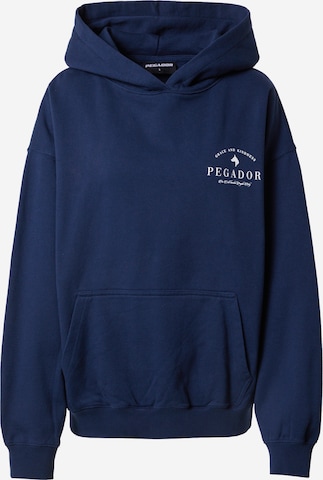 Pegador - Sudadera 'TROIS' en azul: frente