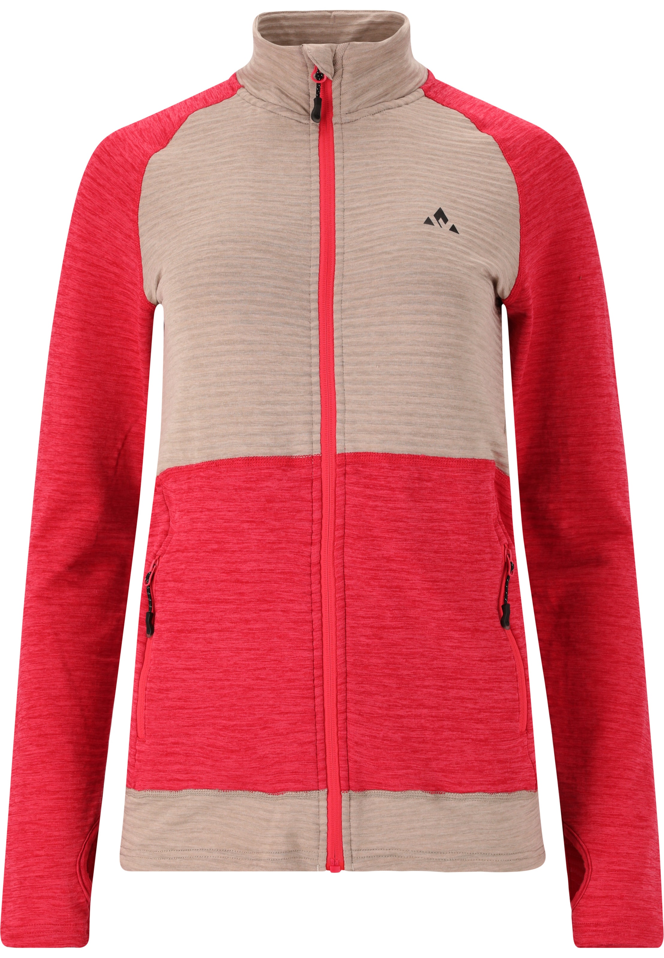 Whistler Fleecejacke 'Nevados' in Rot: Vorderseite