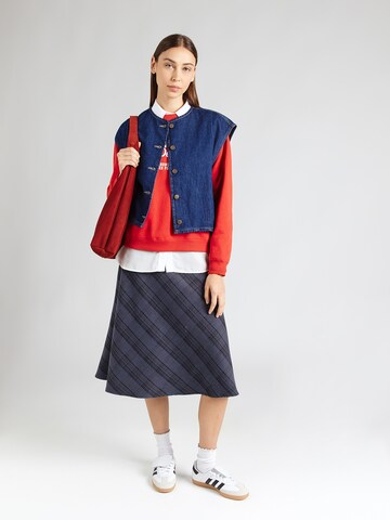 Sweat-shirt 'ONLVELLA' ONLY en rouge