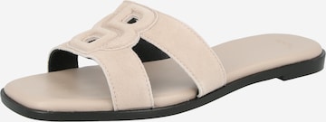 Mule 'Charlize' BOSS en beige : devant