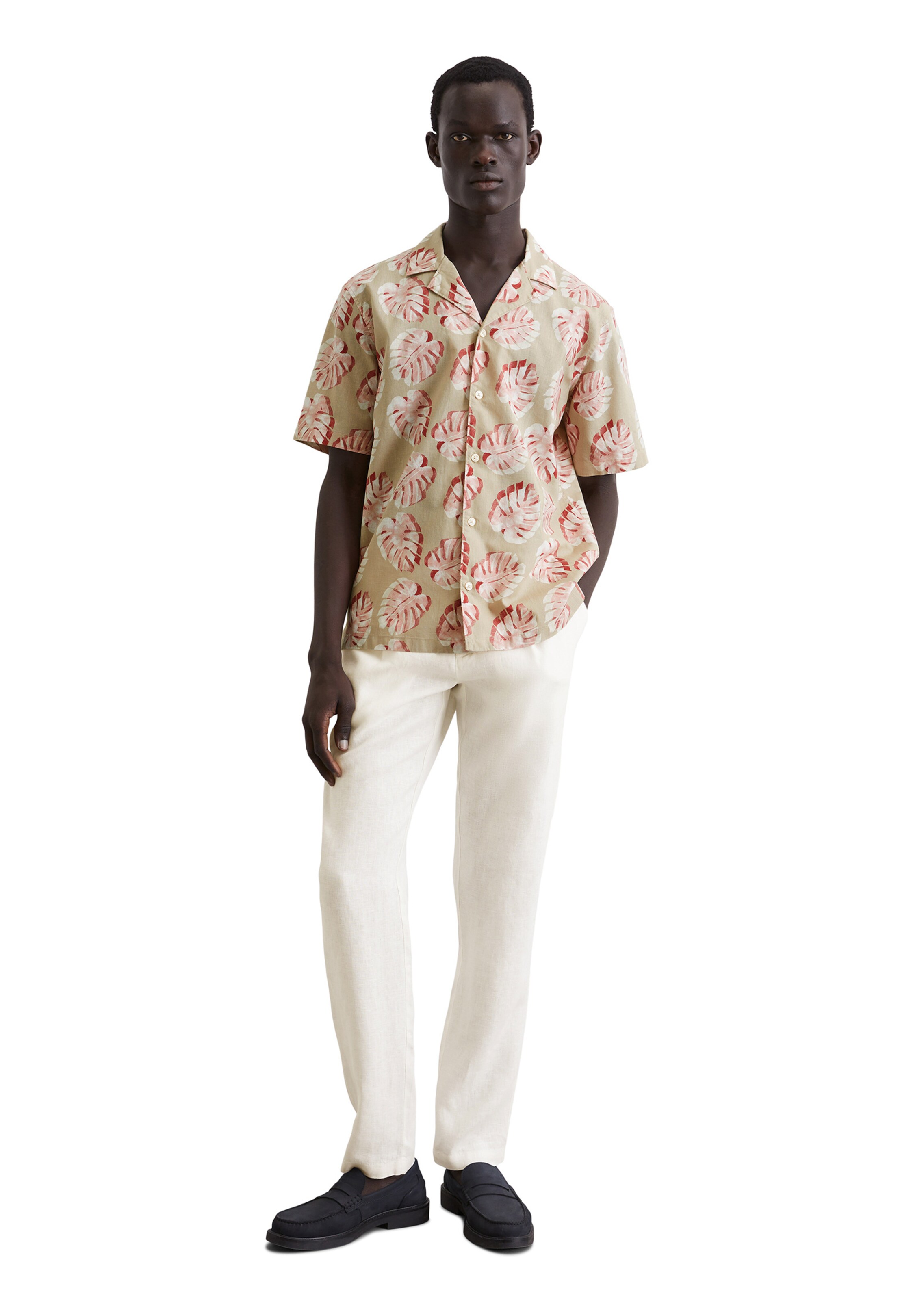 Marc O'Polo Regular fit Button Up Shirt in Beige