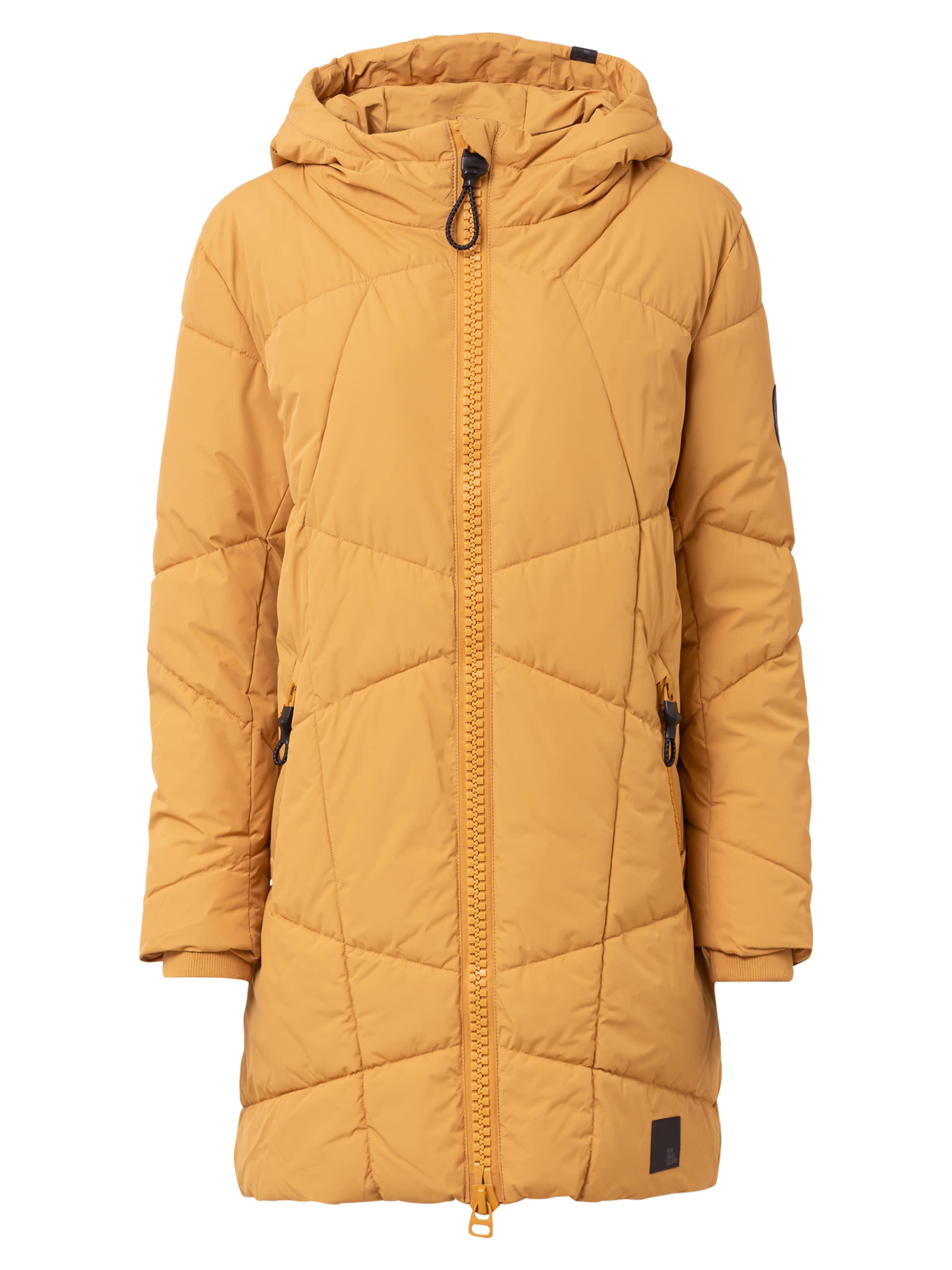 alife & kickin Zimní kabát 'KasiaAK' – žlutá: přední strana