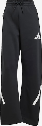 ADIDAS SPORTSWEAR Urheiluhousut 'Z.N.E.' värissä musta: etupuoli