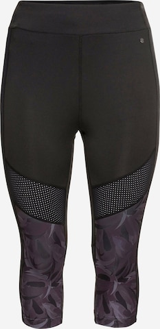 SHEEGO Skinny Leggings in Black: front