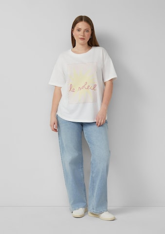 T-shirt QS en blanc