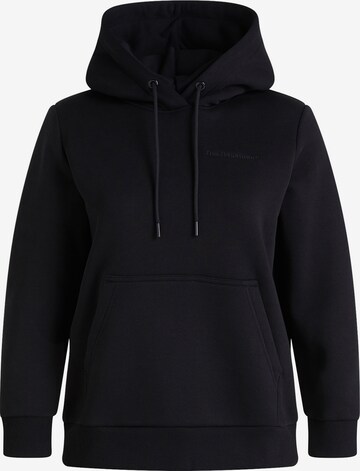 Sweat-shirt PEAK PERFORMANCE en noir : devant