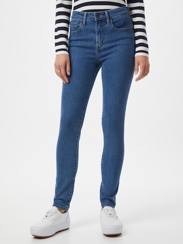 LEVI'S ® Kitsas Teksapüksid '721 High Rise Skinny', värv sinine: eest vaates