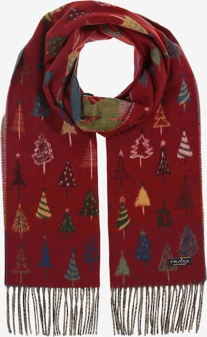 FRAAS Schal in Rot: Vorderseite