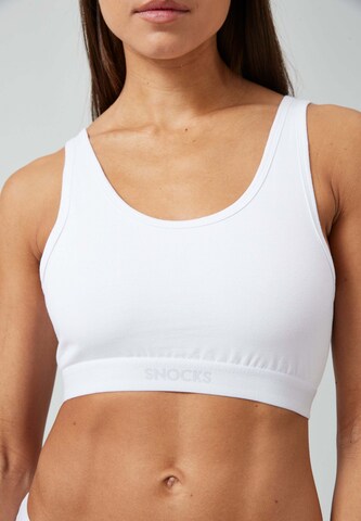 SNOCKS Bralette Bra in White