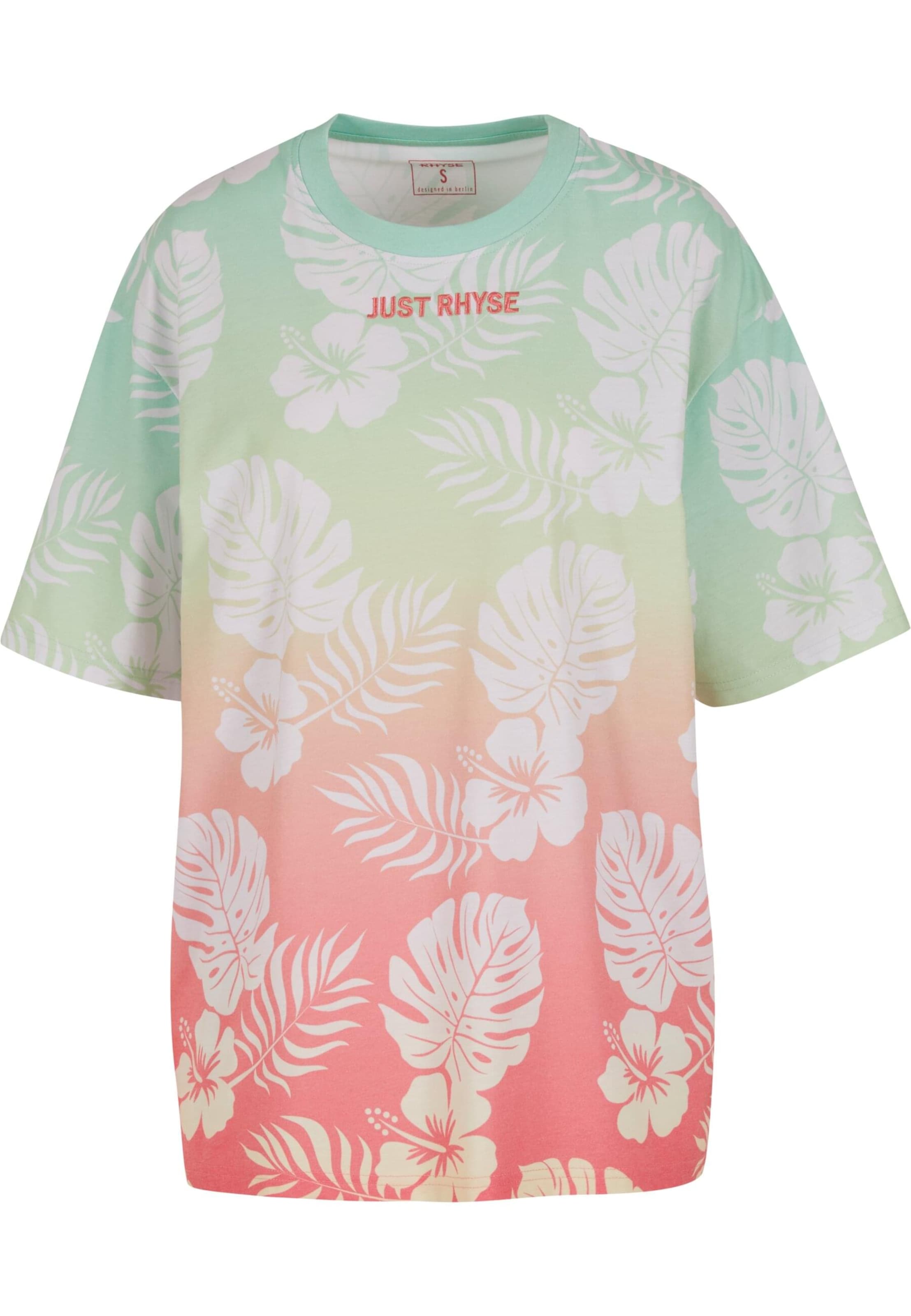 Just Rhyse Shirt 'Holidays' in Green: front