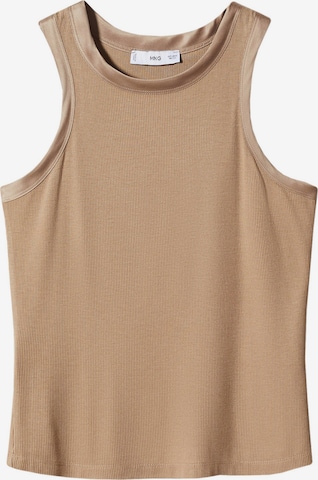 MANGO Top 'BALI' in Brown: front