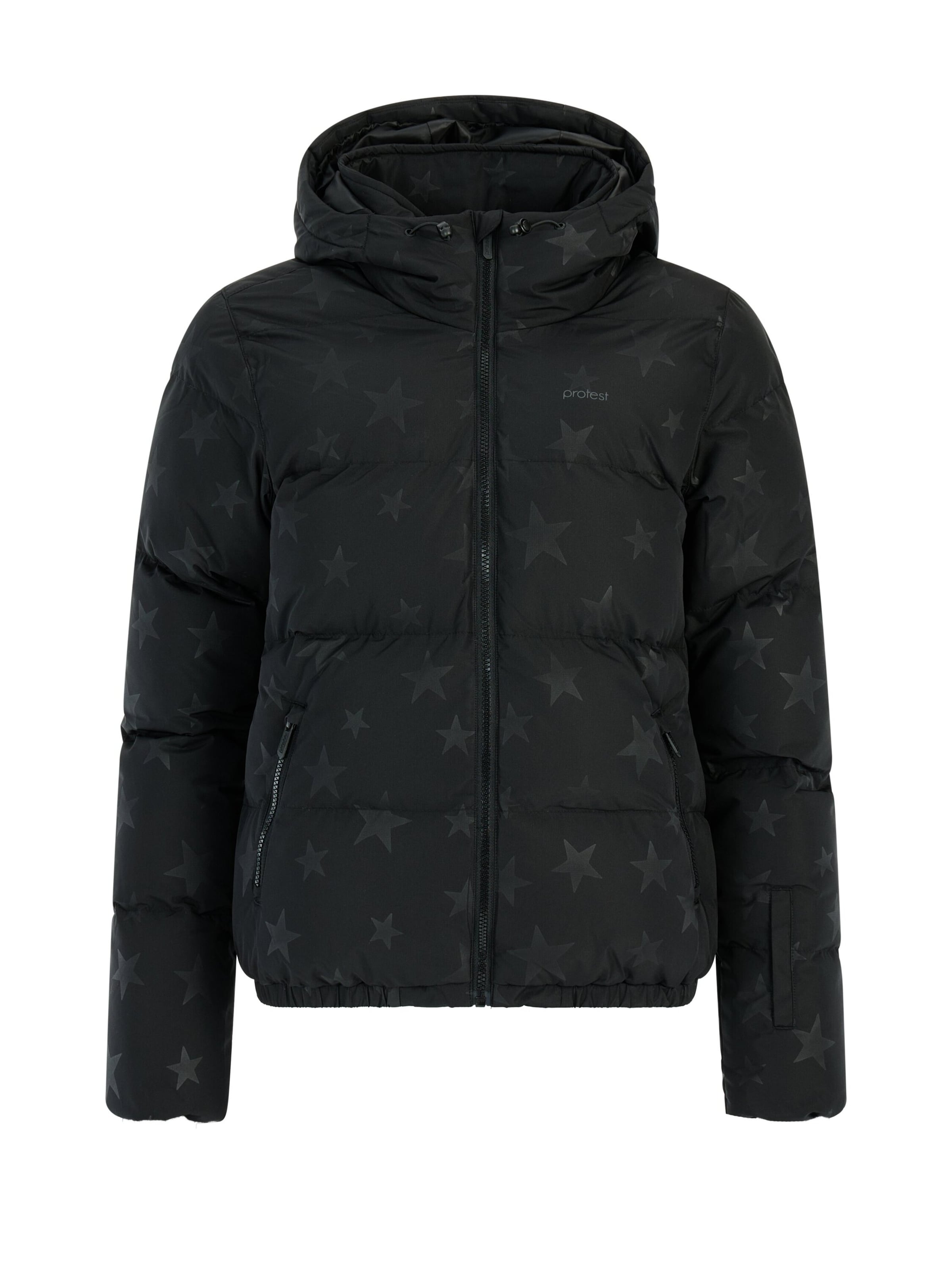 PROTEST Sportjacke 'PRTJamie'‌‌‌‌‌ in black denim, Produktansicht