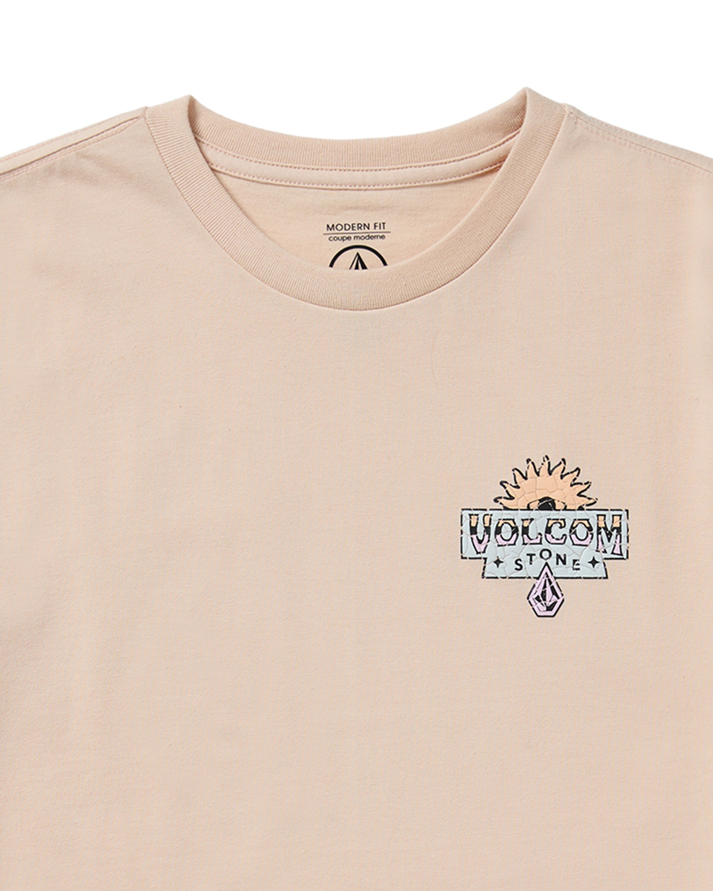 Volcom T-Shirt 'SURE THING' in Beige