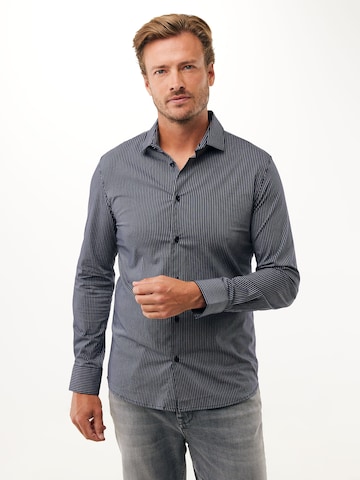 Slim fit Camicia 'Aneto' di MEXX in blu: frontale
