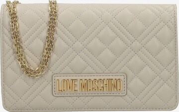 Love Moschino Schoudertas 'Smart' in Beige: voorkant