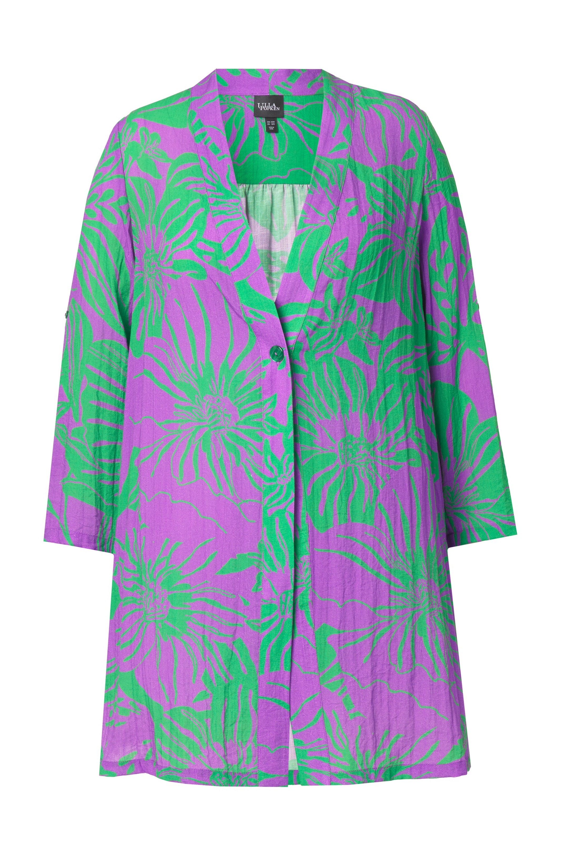 Ulla Popken Jacke in Grün: Vorderseite