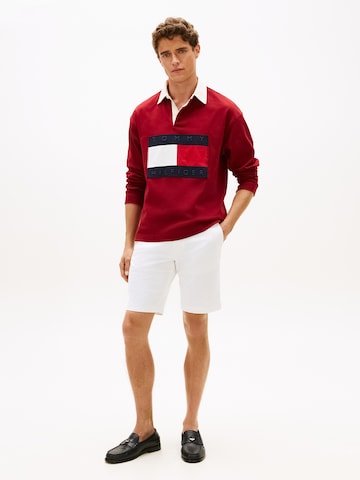 TOMMY HILFIGER Normalny krój Spodnie 'DENTON' w kolorze biały