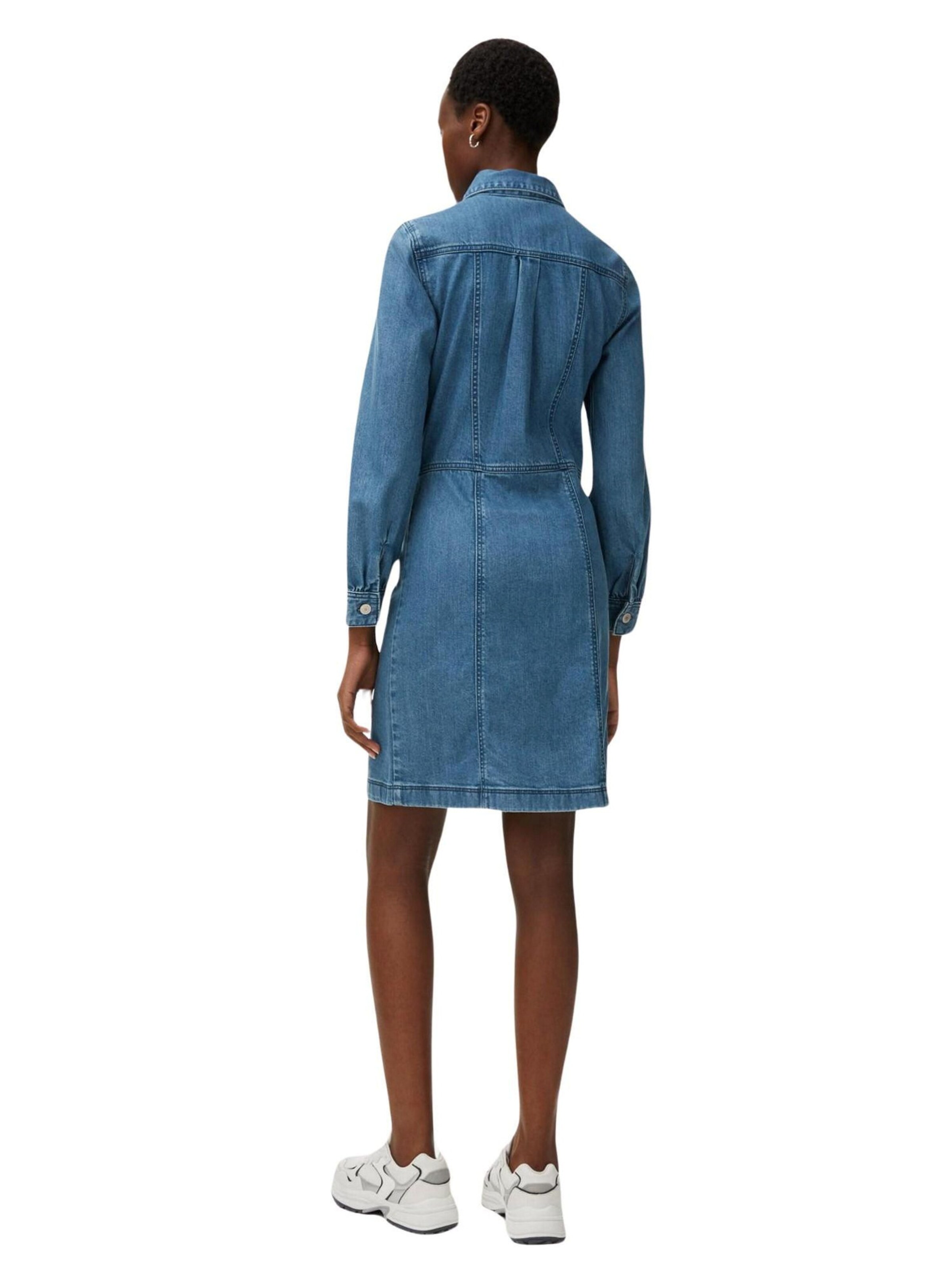 Marks & Spencer Shirt dress in Blue