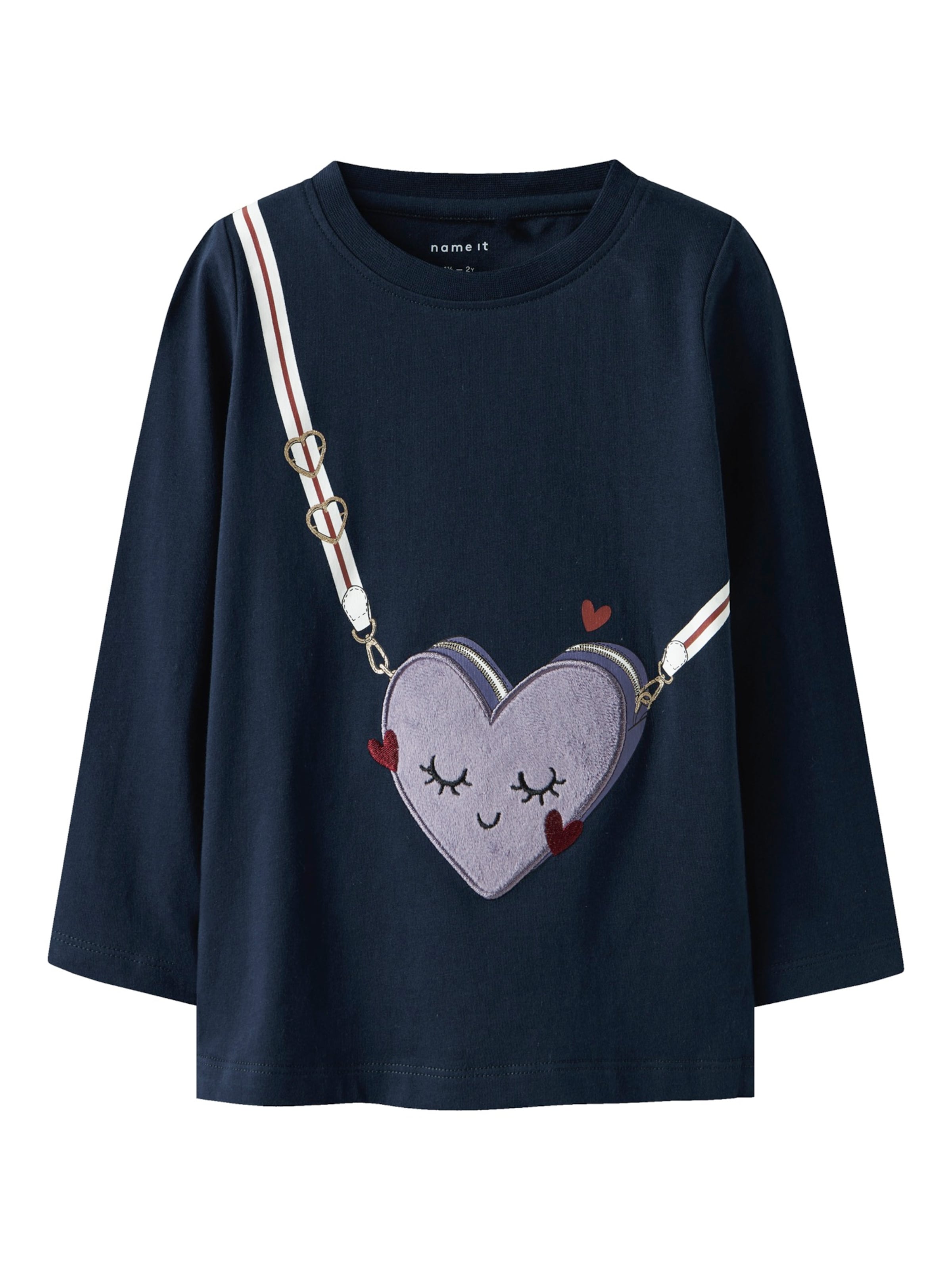 NAME IT Тениска 'NMFTELIA' в синьо: отпред