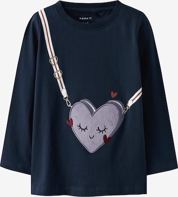 mėlyna NAME IT Marškinėliai 'NMFTELIA': priekis