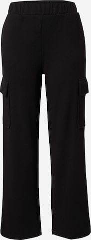 Regular Pantalon cargo Monki en noir : devant