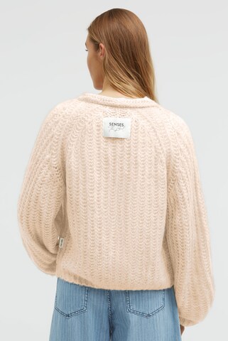 SENSES.THE LABEL Knit Cardigan in Beige