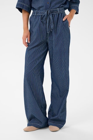 Loosefit Pantalon 'CRAgate' Cream en bleu : devant