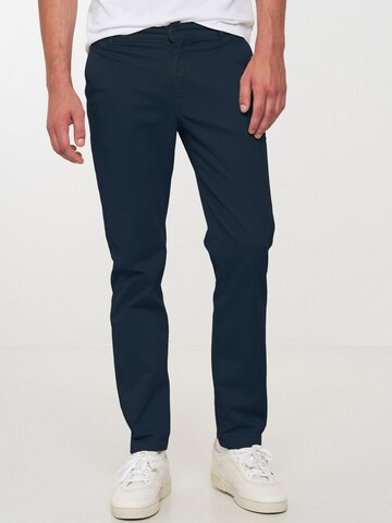 recolution Regular Chino Pants 'Catnip' in Blue: front