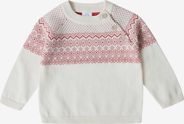 Stellou & Friends Sweater in White: front