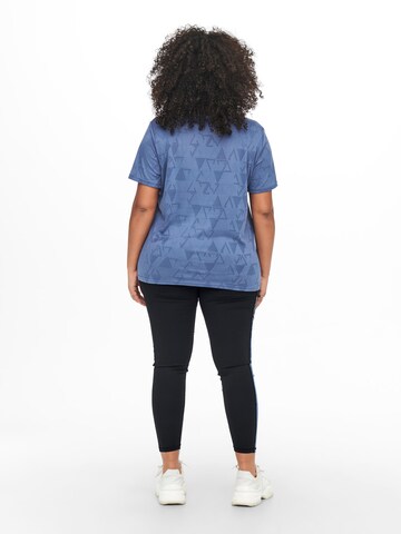 Only Play Curvy Performance Shirt 'Jue' in Blue