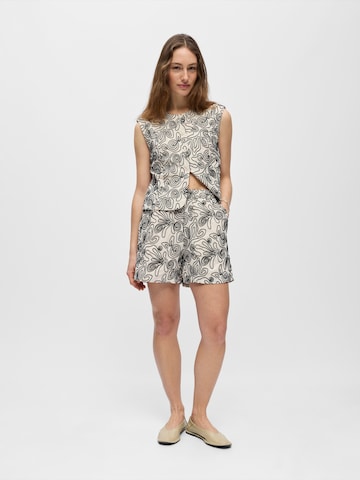 OBJECT Szabványos Nadrág 'OBJKERRY' - bézs