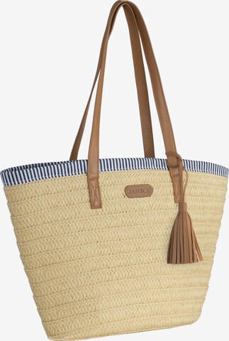 Janice Beach Bag ' Mindanao' in Beige