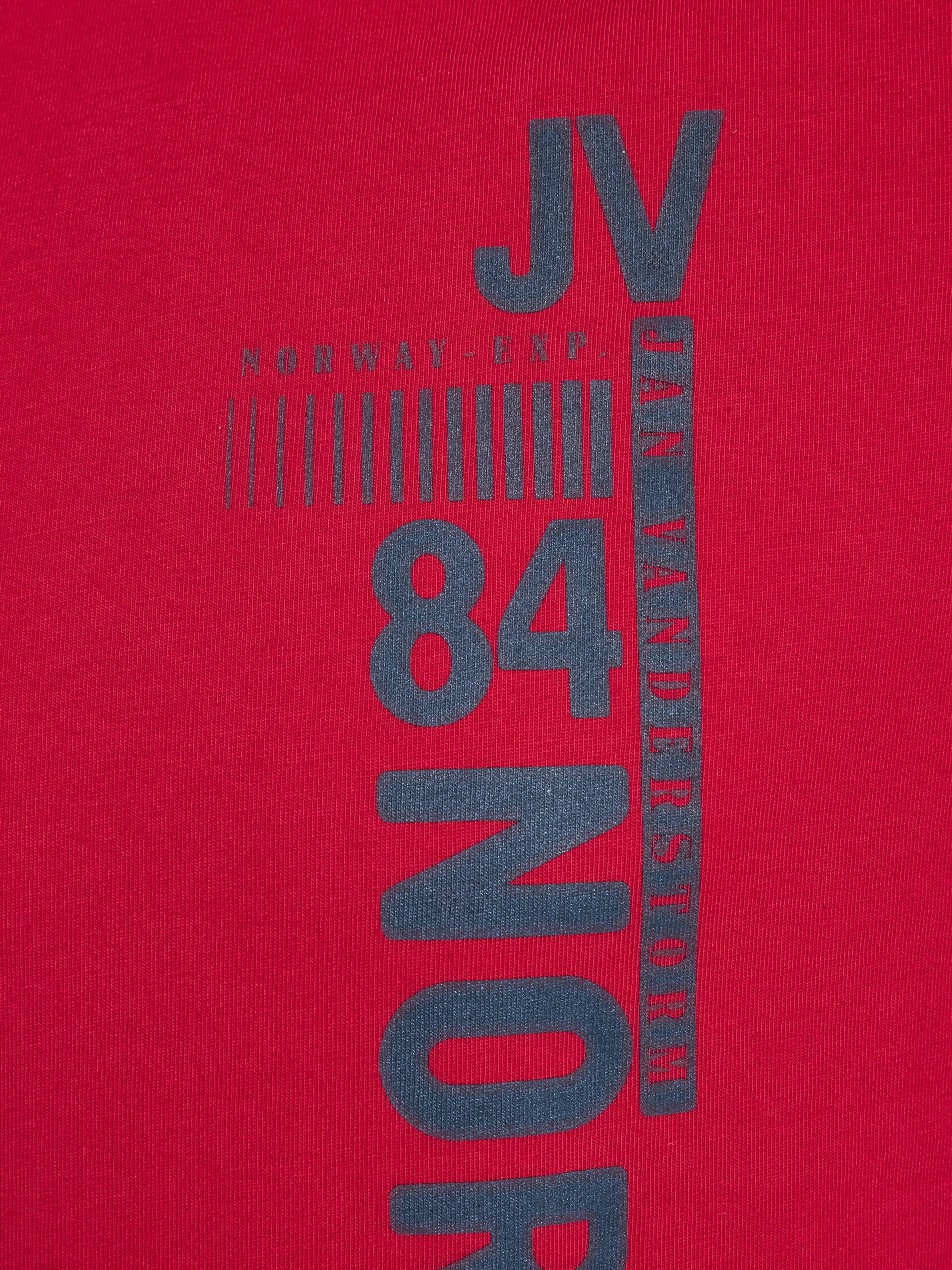 Jan Vanderstorm T-Shirt ' Flemming ' in Rot