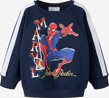 Sweat 'NMMOLINDO SPIDER' NAME IT en bleu : devant