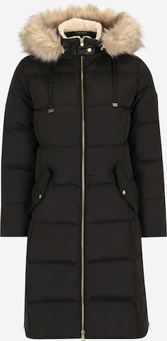 Lauren Ralph Lauren Petite - Abrigo de invierno en negro: frente