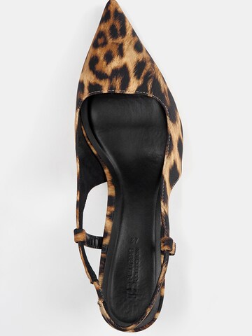 Pull&Bear Slingpumps in Beige